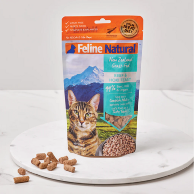 Feline Natural Beef &amp; Hoki Freeze Dried for Cats