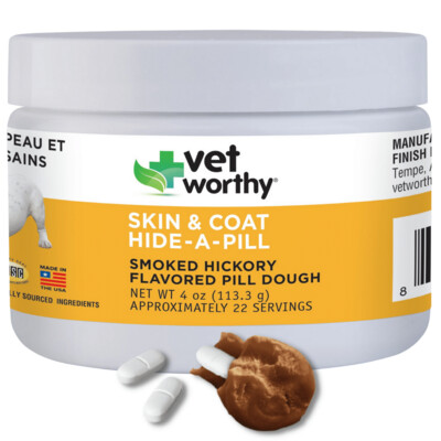 Vet Worthy Skin &amp; Coat Hide a Pill for Dogs