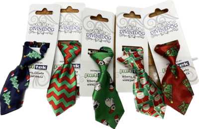 PetTek SM Christmas Neck Tie - Assorted Pattern
