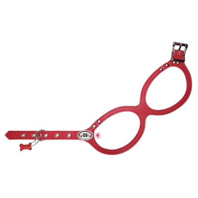 Buddy Belts Red Genuine Leather Harness