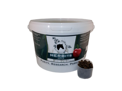 Herbs For Horses Apple Herbits Sugarless Horse Treats 2kg Pellets