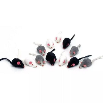 Turbo Fur Mice Cat Toy Single