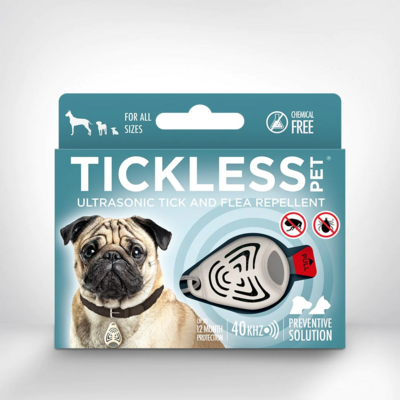 Tickless Classic Beige Ultrasonic Tick and Flea Repellent