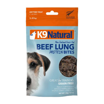 K9 Natural Protein Bites Beef Lung 60g