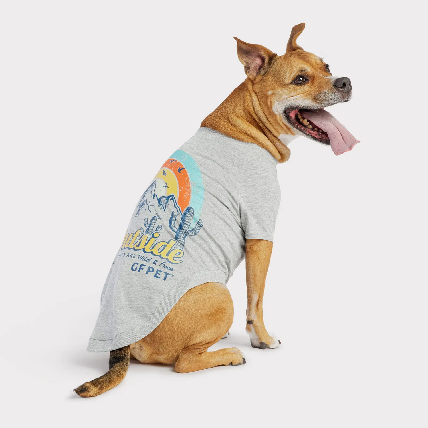 GF Pet Grey Fashion T-Shirt for Dogs
