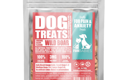 Furbabies Wild Boar flavoured all natural dog treats - 200g bag