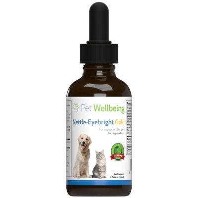 Pet Wellbeing Nettle Eyebright Seasonal Allergy Defense for Dogs & Cats