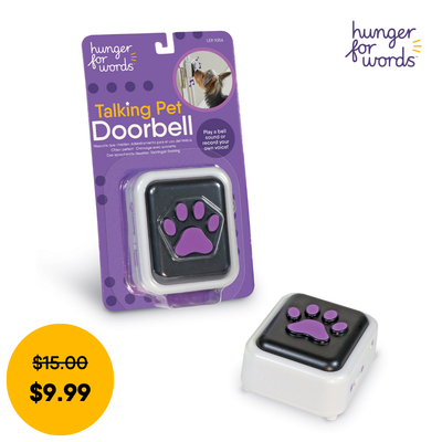 Hunger for Words Talking Pet Doorbell