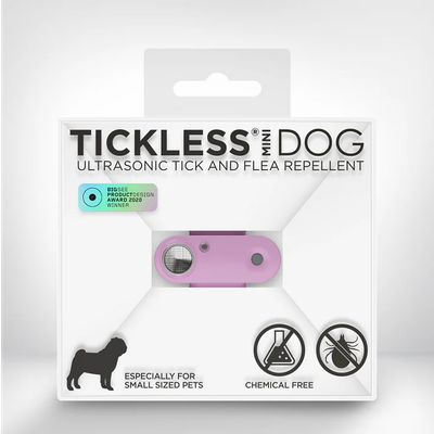 Tickless Purple Mini Rechargeable Ultrasonic Tick and Flea Repellent