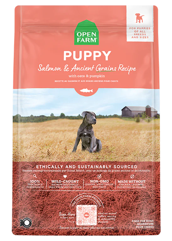 Open Farm Puppy Salmon Ancient Grains Dry Dog Food