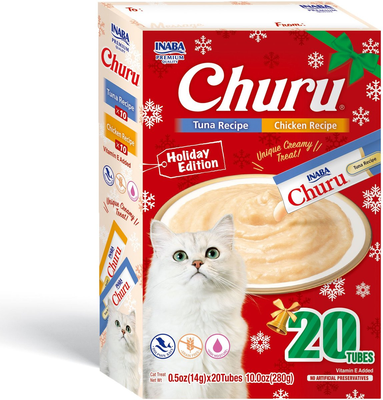 Inaba Churu Holiday Purees for Cat 20 pack