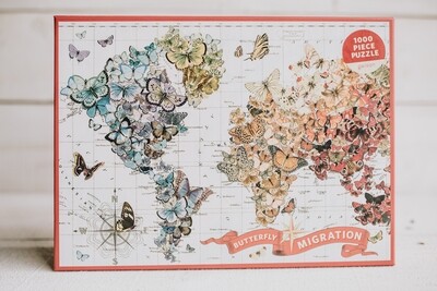 Butterfly migration puzzle