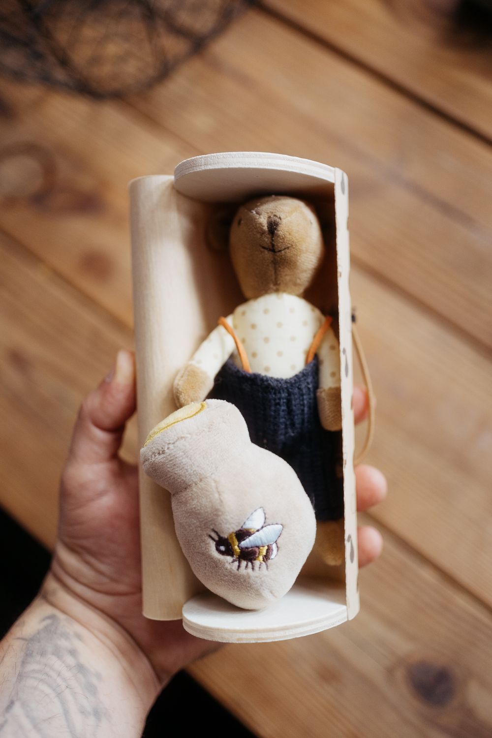 cotton bear w/ honey