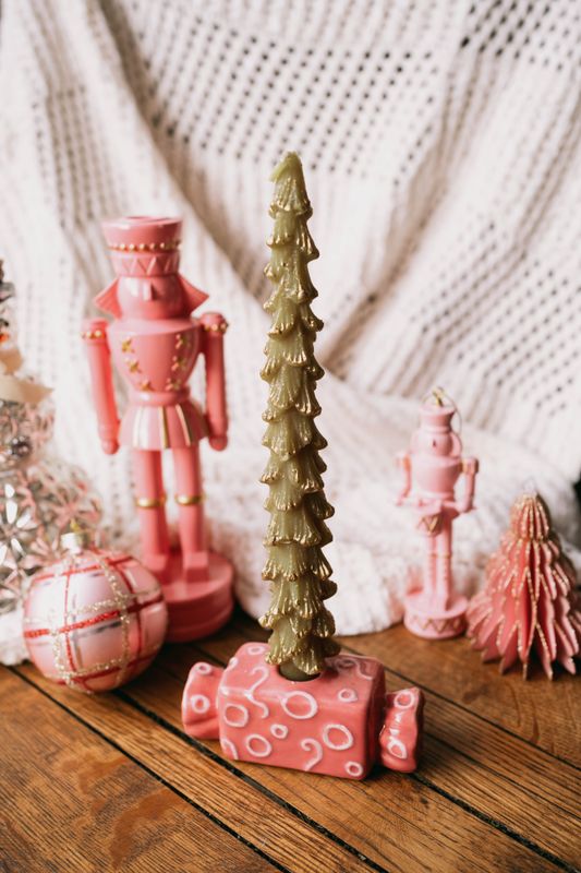 green tree candles lg