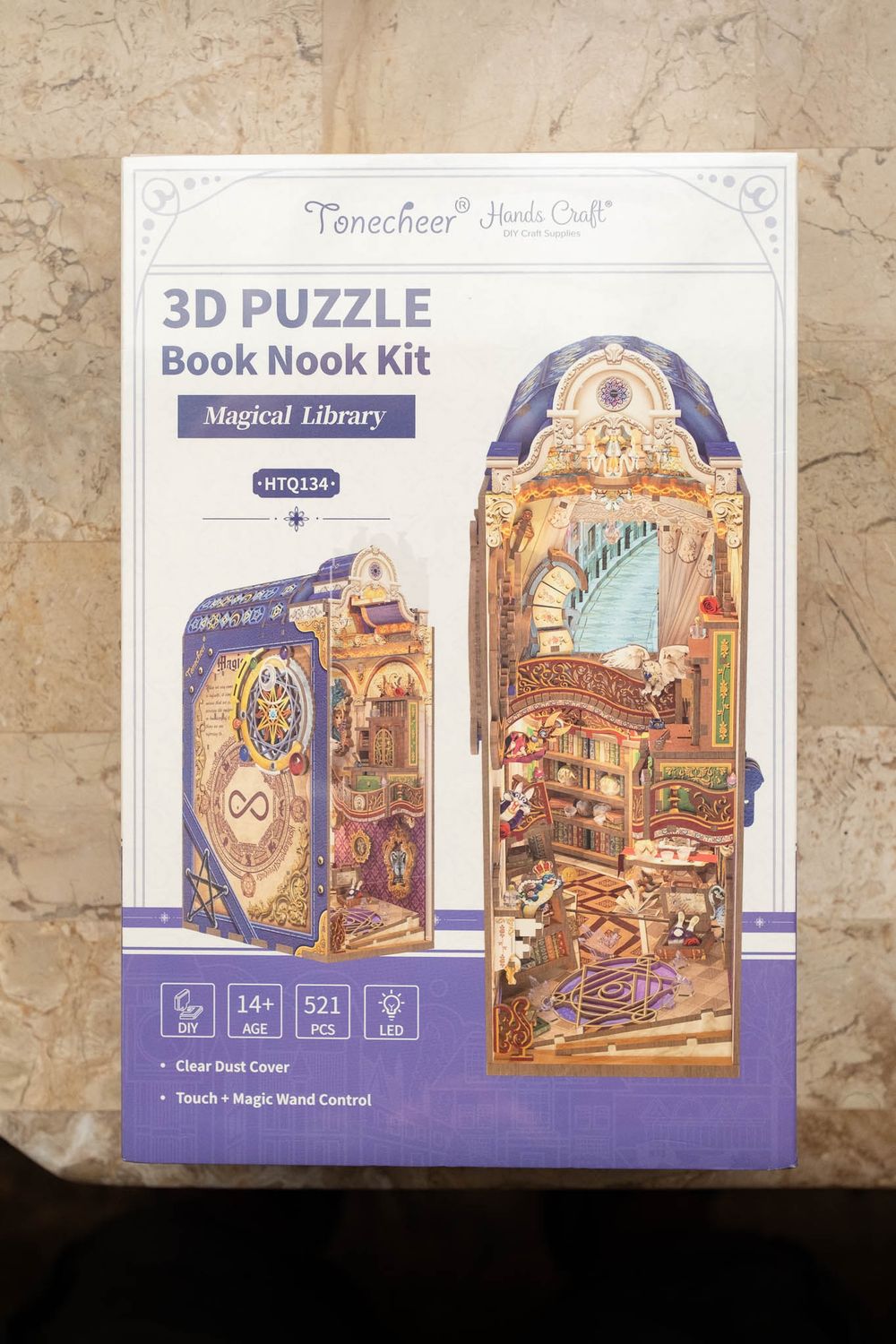 magical library booknook