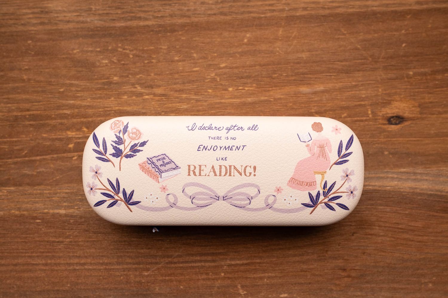 literary eye glass case