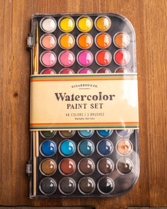 watercolor paint set
