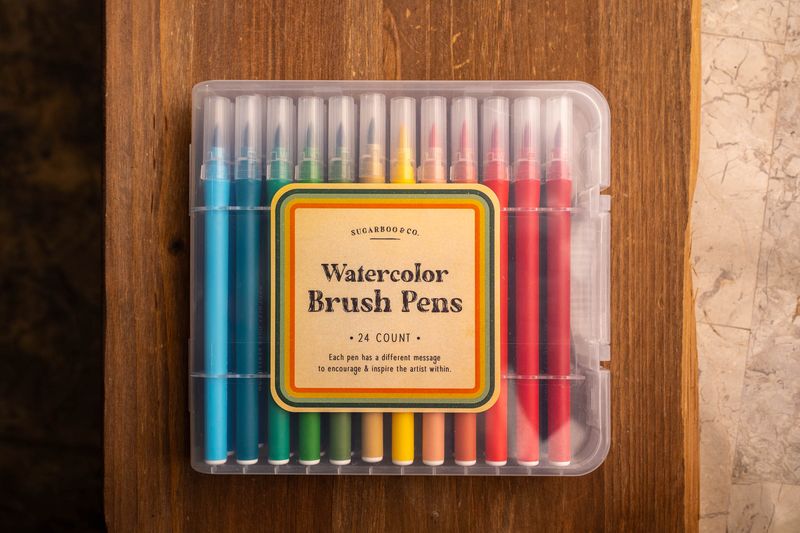 watercolor brush pens
