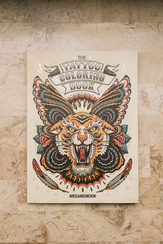 tattoo coloring book