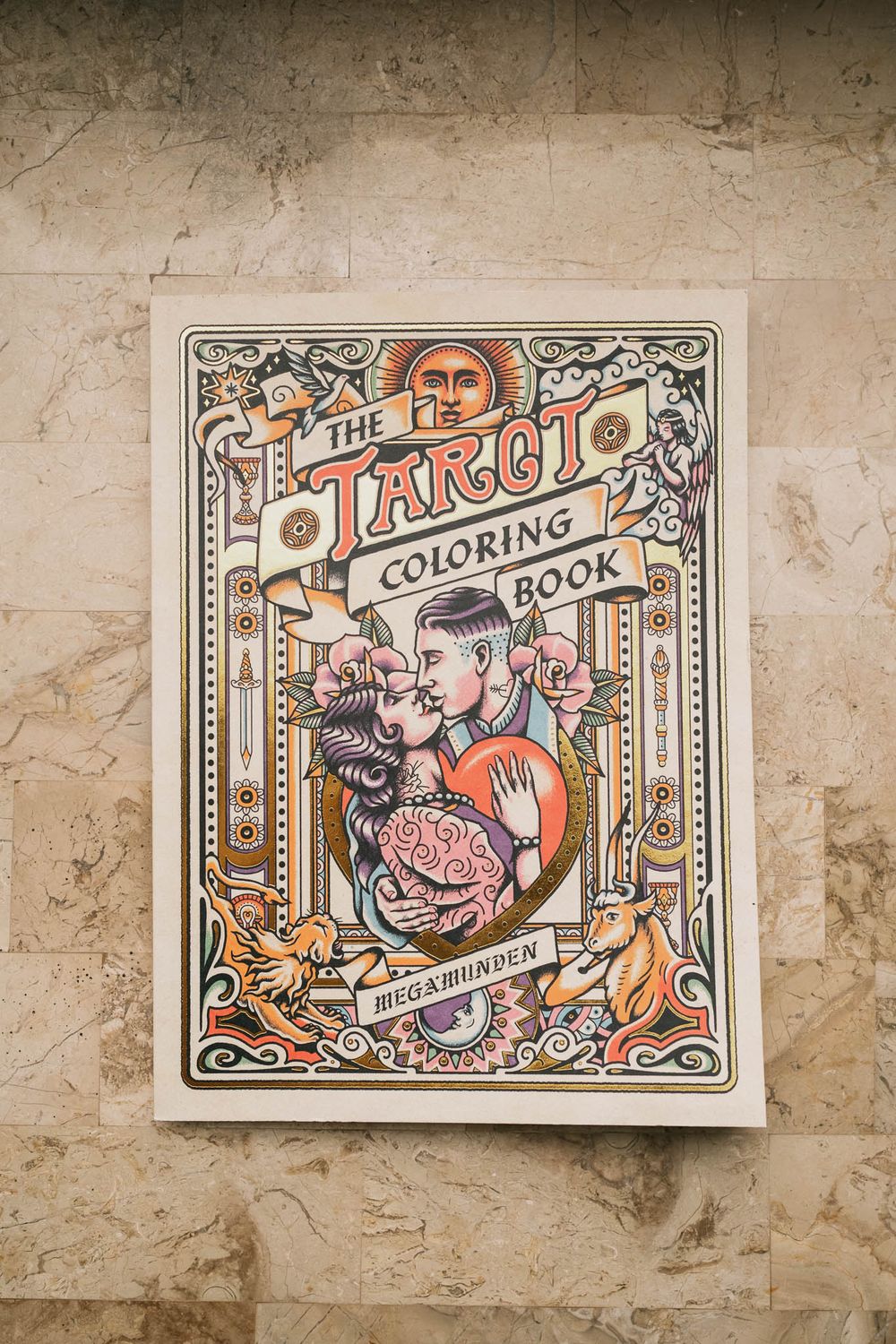 the tarot coloring book