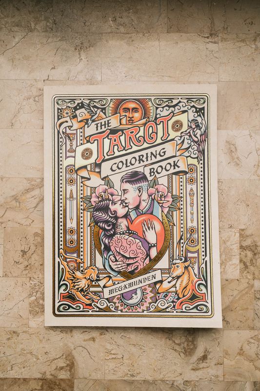the tarot coloring book