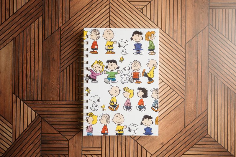 peanuts spiral notebook