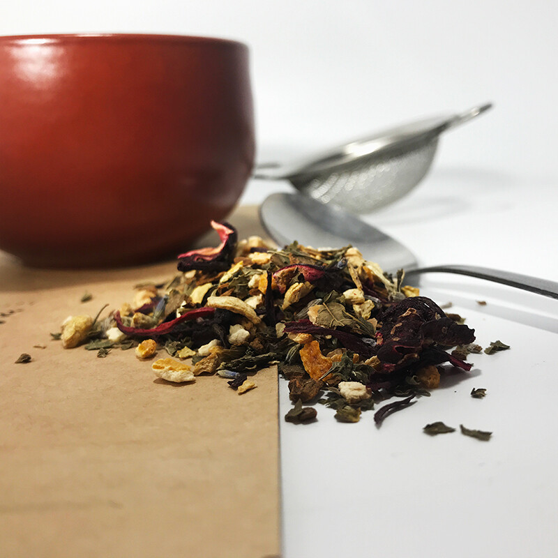 Autumn Hibiscus Tea - Prepackaged - 3 oz Autumn Hibiscus Tea - Prepackaged - 3 oz