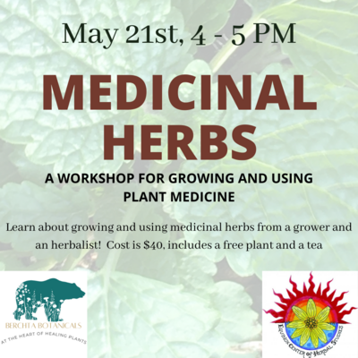 Class - Growing and Using Medicinal Plants in Cheyenne - May 21st - 4-5pm Class - Growing and Using Medicinal Plants in Cheyenne - May 21st - 4-5pm