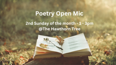 Event - Poetry Open Mic - 2nd Sunday of the Month - 1 - 3pm