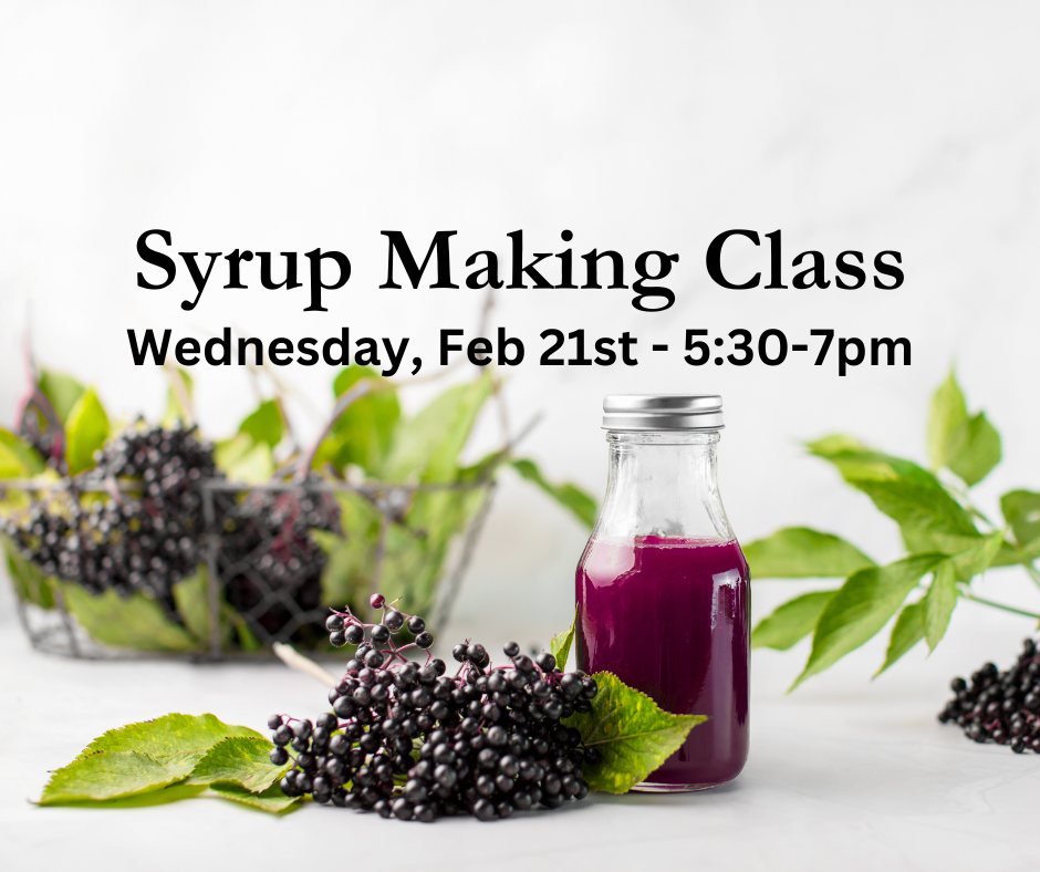Syrup Making Class - Wednesday, February 21st - 5:30 - 7pm