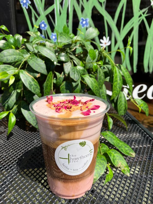 Maple Rose Cardamom Latte