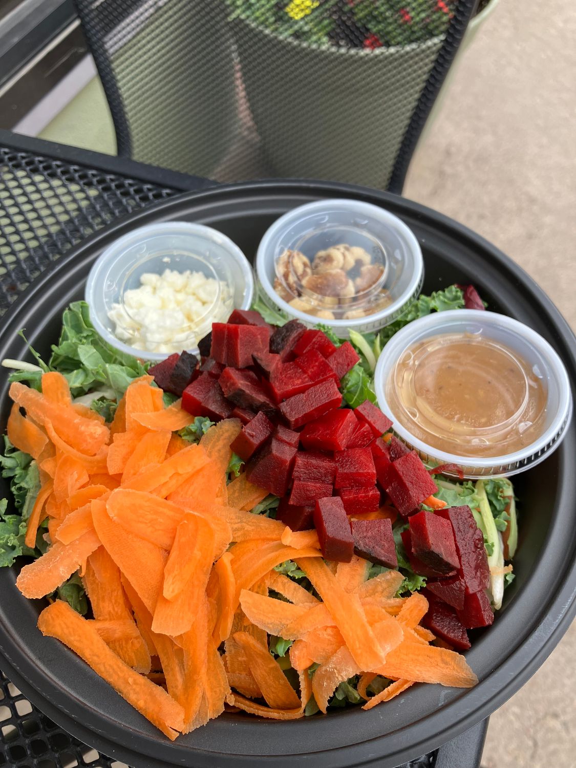 Kale, Beet and Feta Salad