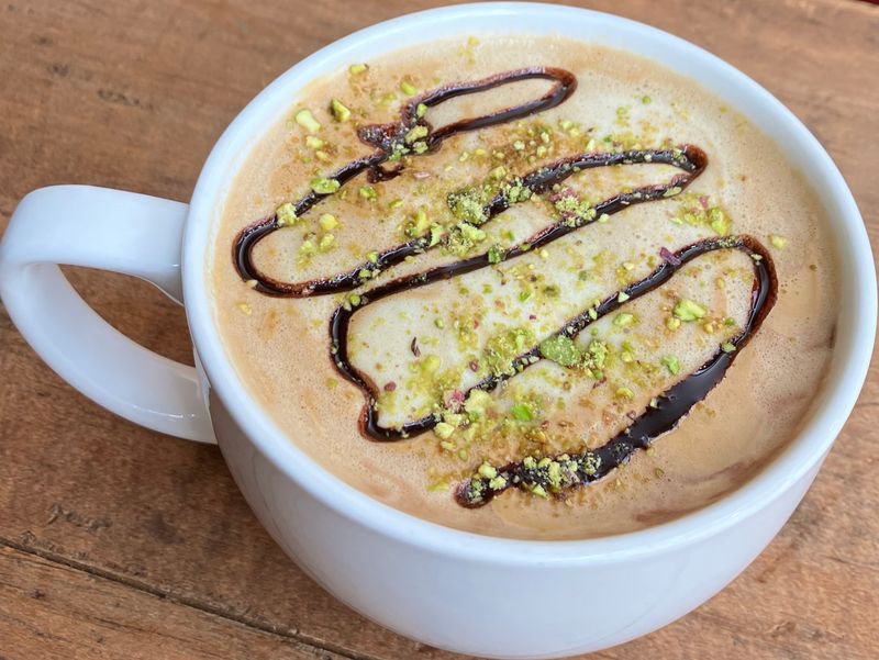 Chocolate Pistachio Latte