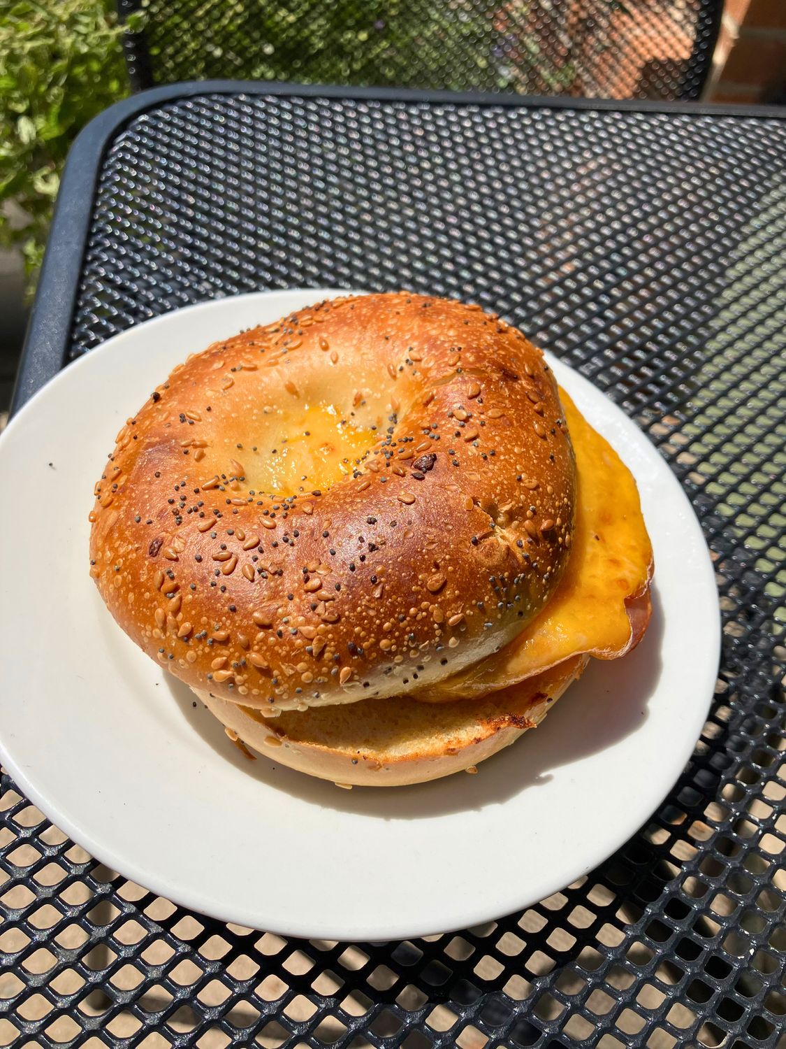Egg Ham and Cheese Bagel Egg Ham and Cheese Bagel
