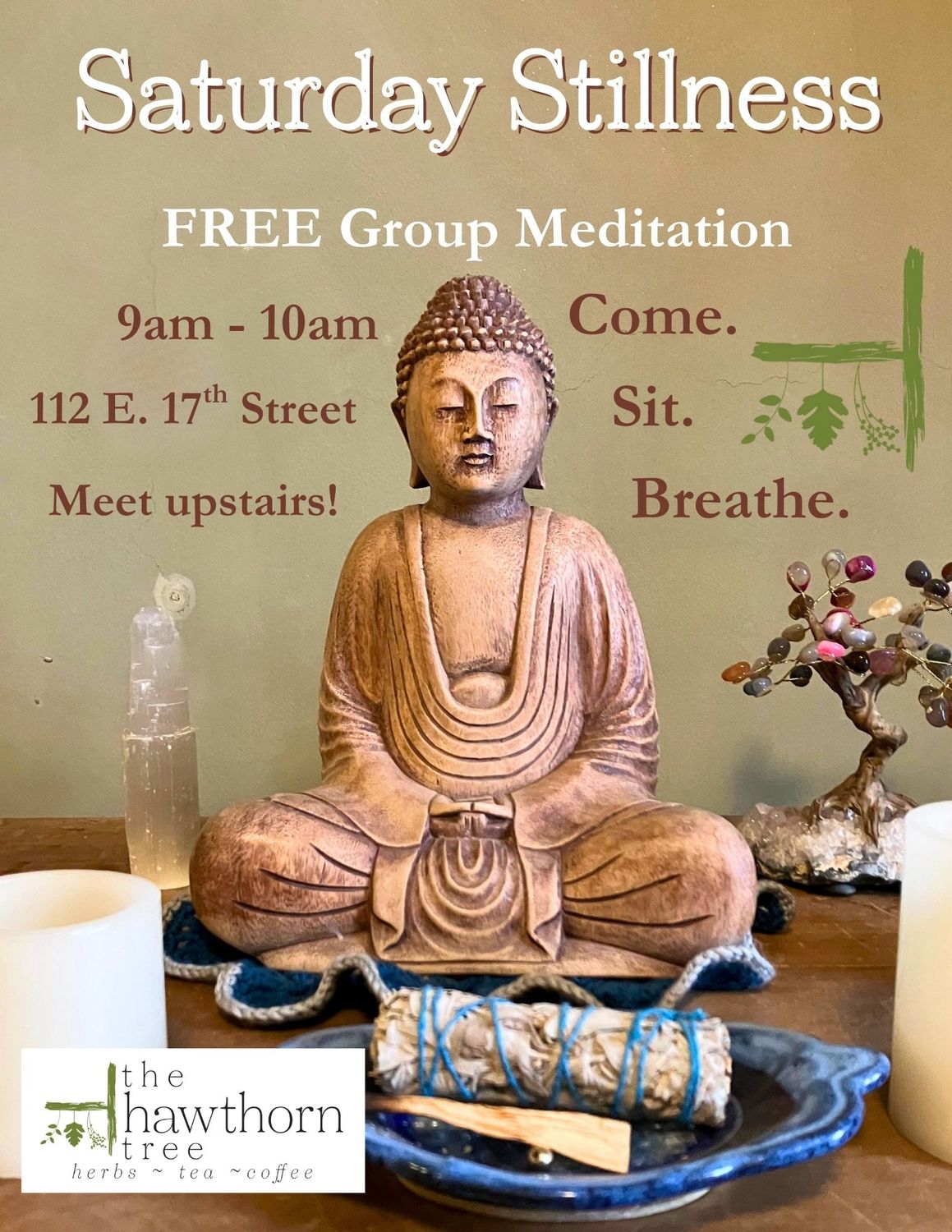 Class - Saturday Stillness - Saturdays - 9am - 10am