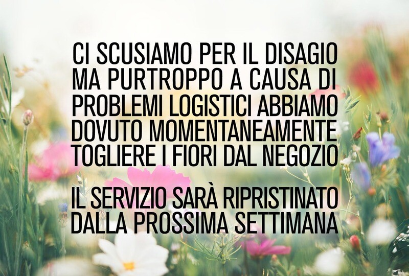 FIORI NON DISPONIBILI