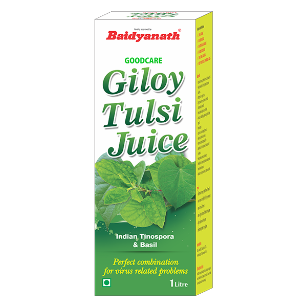 Giloy Tulsi Juice - Immunity Booster Mix by Baidyanath 1L