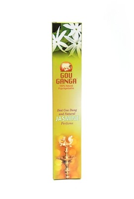 100% NATURAL POOJA AGARBATTI - MADE FROM COW DUNG &amp; HERBS - 20 STICKS
