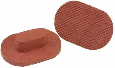Mitti Cool Handmade Terracotta or Clay Exfoliator - Pumice Stone, Foot Scrubber, Linear Pattern for Exfoliation or Foot Massage