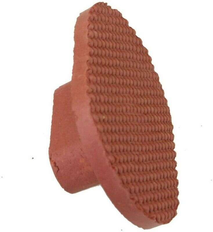 Mitti Cool Handmade Terracotta or Clay Exfoliator - Pumice Stone, Foot Scrubber, Linear Pattern for Exfoliation or Foot Massage