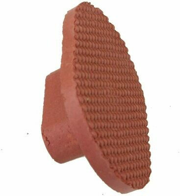 Mitti Cool Handmade Terracotta or Clay Exfoliator - Pumice Stone, Foot Scrubber, Linear Pattern for Exfoliation or Foot Massage