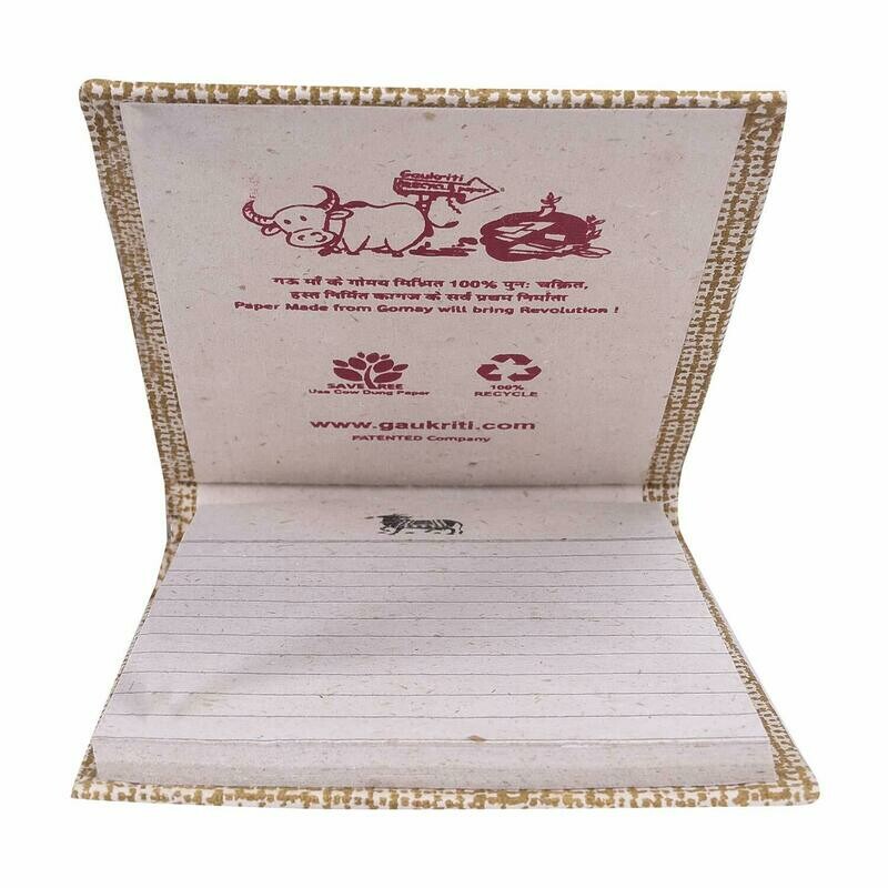 Memory Note-Book Made from Cow Dung/gobar