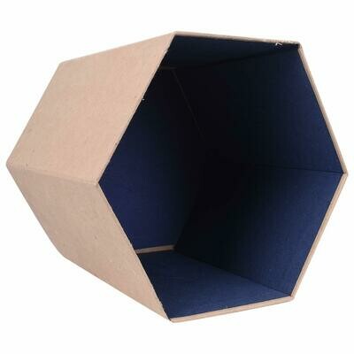 Waste Dust Bin (Hexagon) Made from Cow Dung/gobar