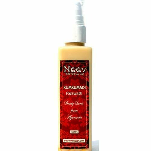 Neev Herbal Handmade Soaps Kumkumadi Face Wash Beauty Secrets From Ayurveda 100ml