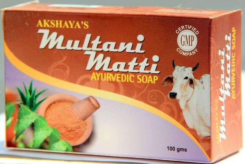 Akshaya&#39;s Multhani Mitti Ayurvedic Soap 75g