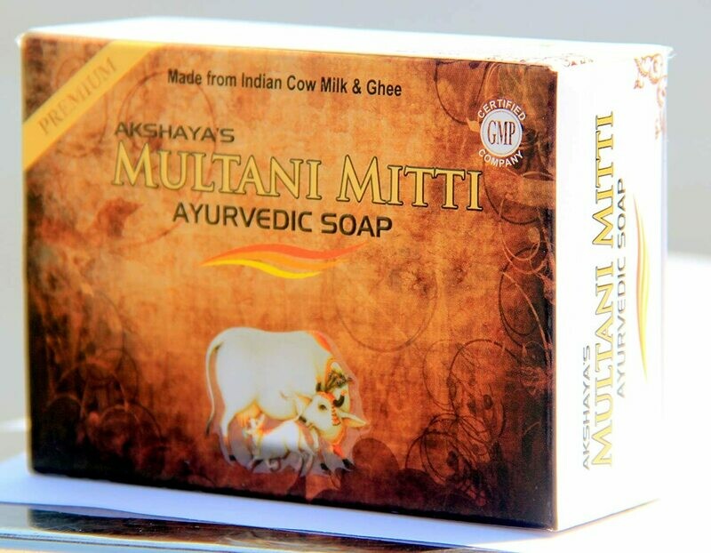 Akshaya&#39;s Multani Mitti Soap Ayurvedic  Premium 125g