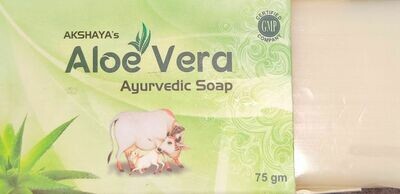 Akshaya's Panchagavya Aloevera Ayurvedic Soap 75g