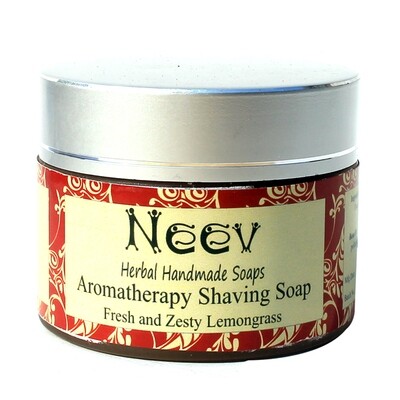 Neev Herbal Aromatherepy Shaving Soap Fresh and Zesty Lemongrass 50g