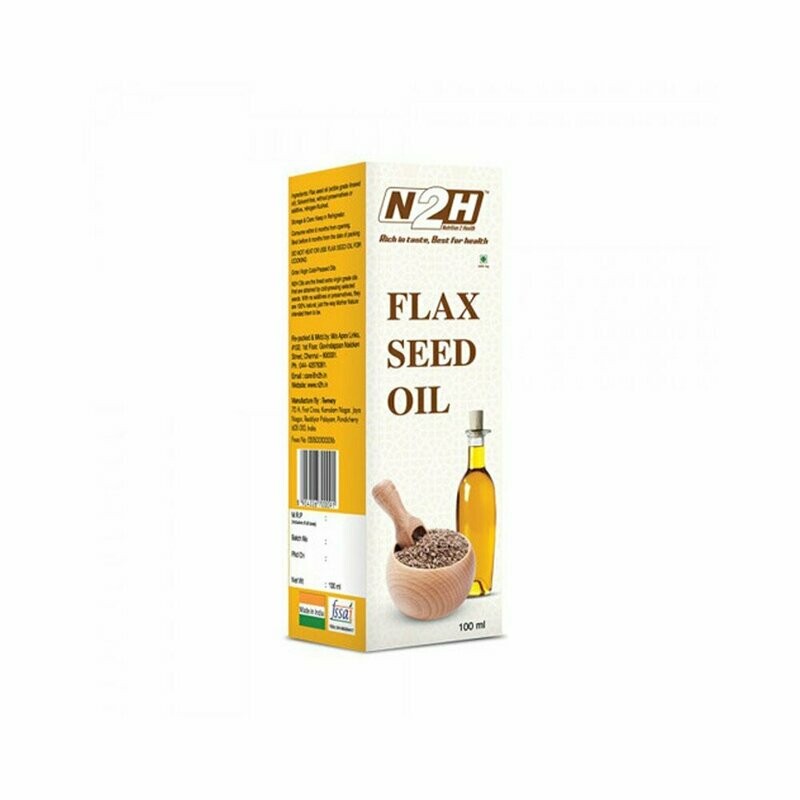 N2H Flaxseed 0il 100ml