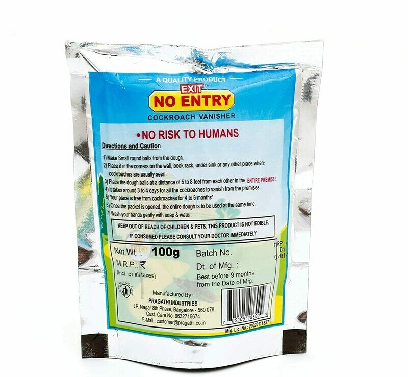 Exit No Entry Cockroach Vanisher Paste